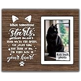 Cat Memorial Picture Frame, Pet Loss Sympathy Gift, Pet Memorial Frame, Loss of Cat Sympathy Gift, Pet Memorial Gifts for Cats, In Memory of Cat, Cat Picture Frames for Cats That Passed 4x6 Photo