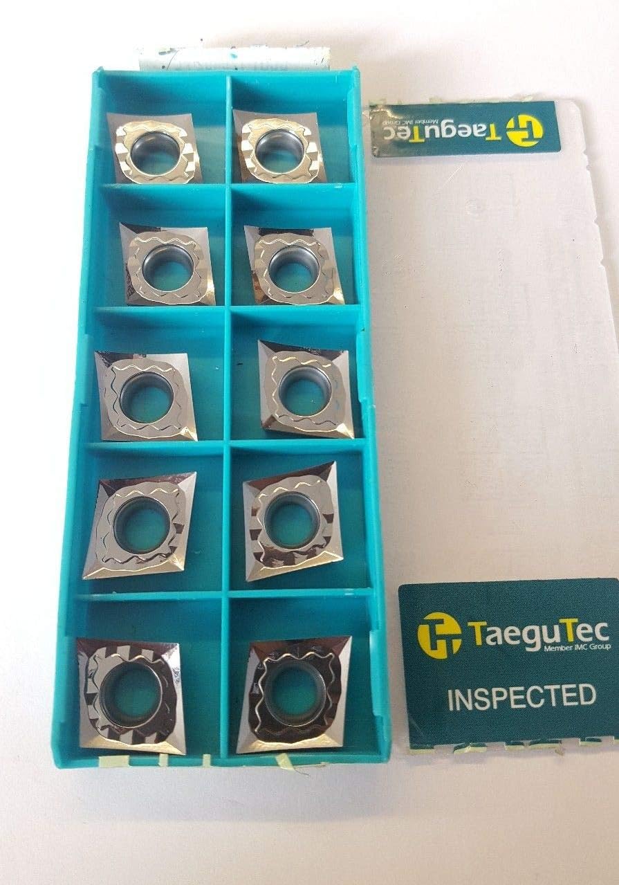 X10 CCGT 12/120402 FL TAEGUTEC CARBIDE INSERTS DIAMOND POLISHED #TT1