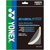 YONEX BG Exbolt 65 Badminton String (White)