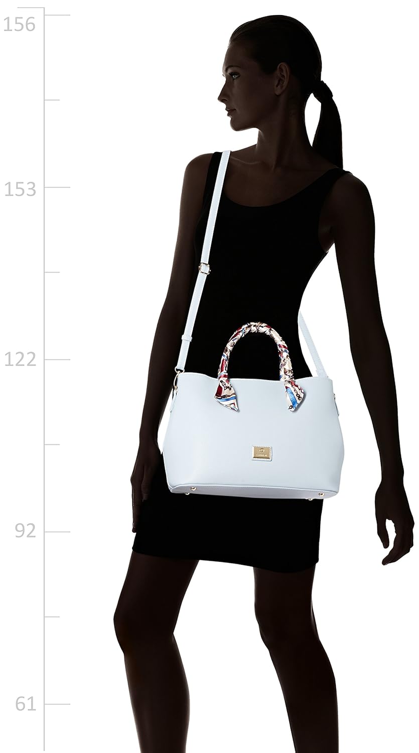 caprese joleen women's satchel (light blue)