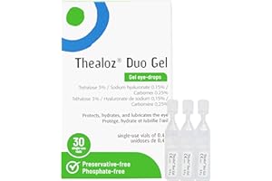 Thealoz Duo Gel - Clinically Proven Hydration for Dry Eyes w/ Hyaluronic Acid & Trehalose, Lubricating Gel - Persistent Dryne