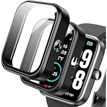 3-Pack Case With Screen Protector For SKG V9 Pro Smartwatch - Ultra-Thin Hard PC Bumper Full Coverage (1.78 Inch)