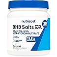 Nutricost Keto BHB Exogenous Ketones 4-in-1 (30 Servings) 12g Beta-Hydroxybutyrate (BHB) Per Serving, (Unflavored) - Ketone Salts
