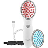 Spa Sciences CLARO Clinically Proven Blue & Red LED Acne Treatment Light Therapy System-FDA Cleared-Rechargeable- Professiona