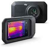 Flir C8 Compact Thermal Imaging Camera, 320x240 MSX, Ignite Cloud | 76,800 pixels, 35 deg HFOV, MSX, Ignite cloud, building/electrical/HVAC, lanyard, USB, pouch