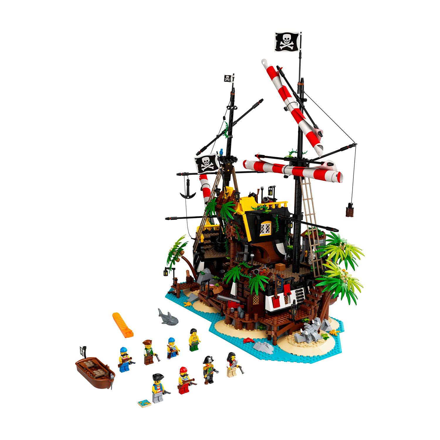 LEGO Ideas Pirates of Barracuda Bay 21322,Black