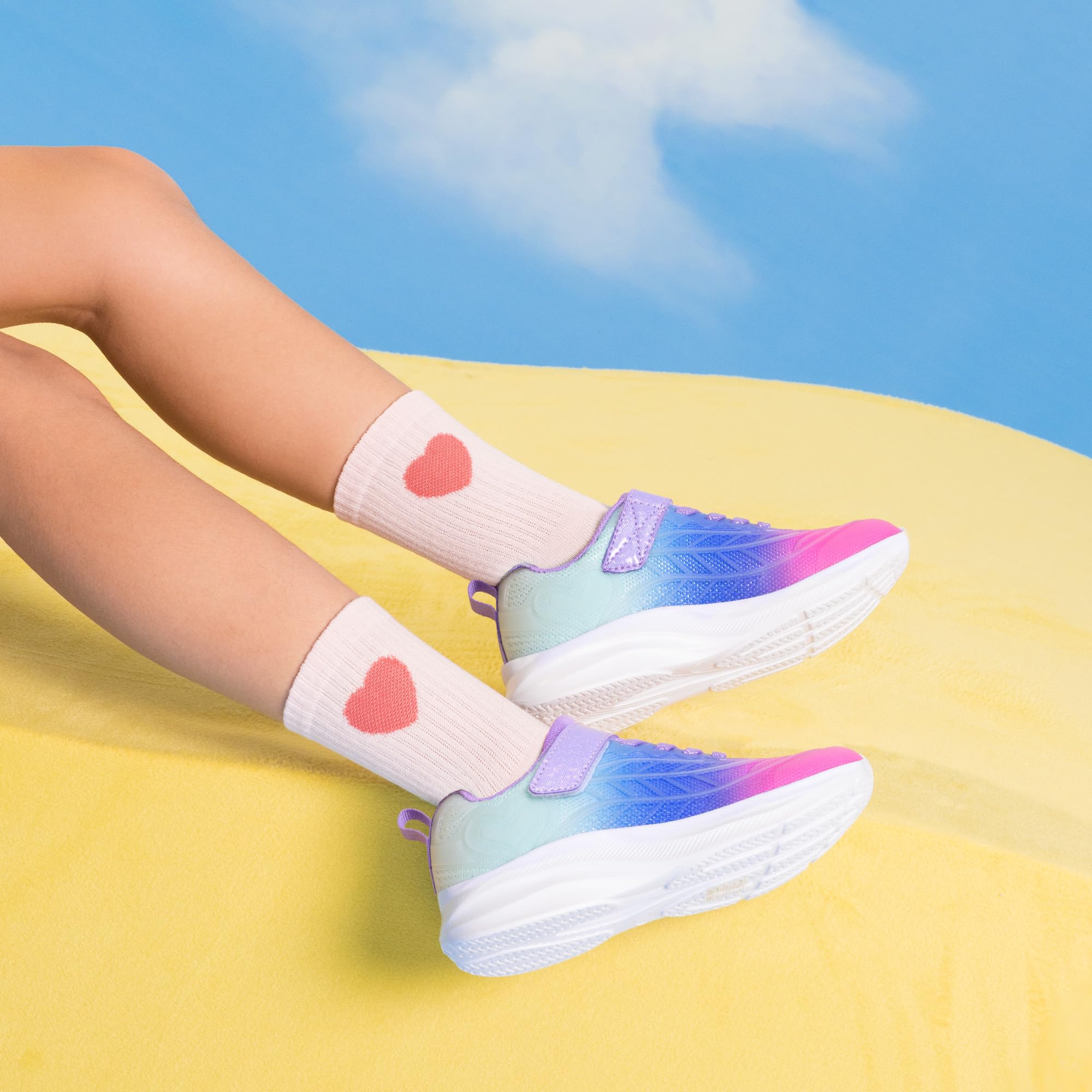 DREAM PAIRS Girls Shoes Kids Tennis Sparkle Ease Running Athletic Lightweight Sneakers for Little/Big Kids Toddler