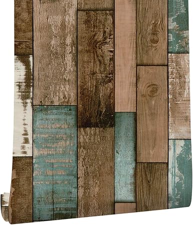 Amazon Com Contact Paper Vinyl Wood Wallpaper Scrap Mural Wood