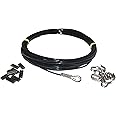250lb - 500lb Monofilament Leader Speargun Line Kit - Incl 10 Crimps, 10 Thimbles & 100ft of Line (Choose Kit Size)