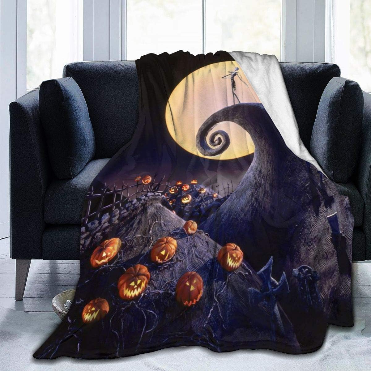 AERICKON The Nightmare Before Christmas Fleece Throw Blanket Soft