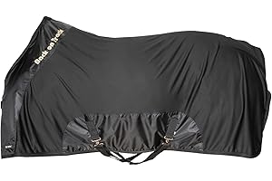 Back on Track Royal Mesh Sheet for Horses 2214 Welltex Technology, Black, 81" (155cm)