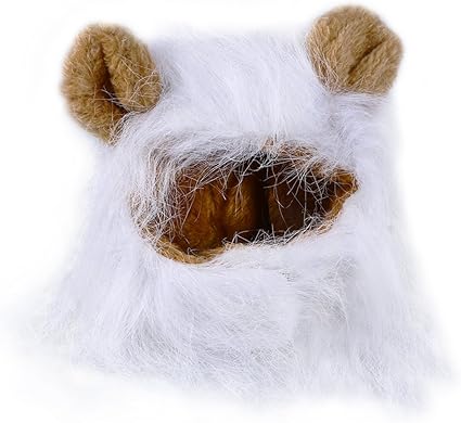 Ueetek Sil Crinière De Lion Pour Chat Mignon Lion Costume