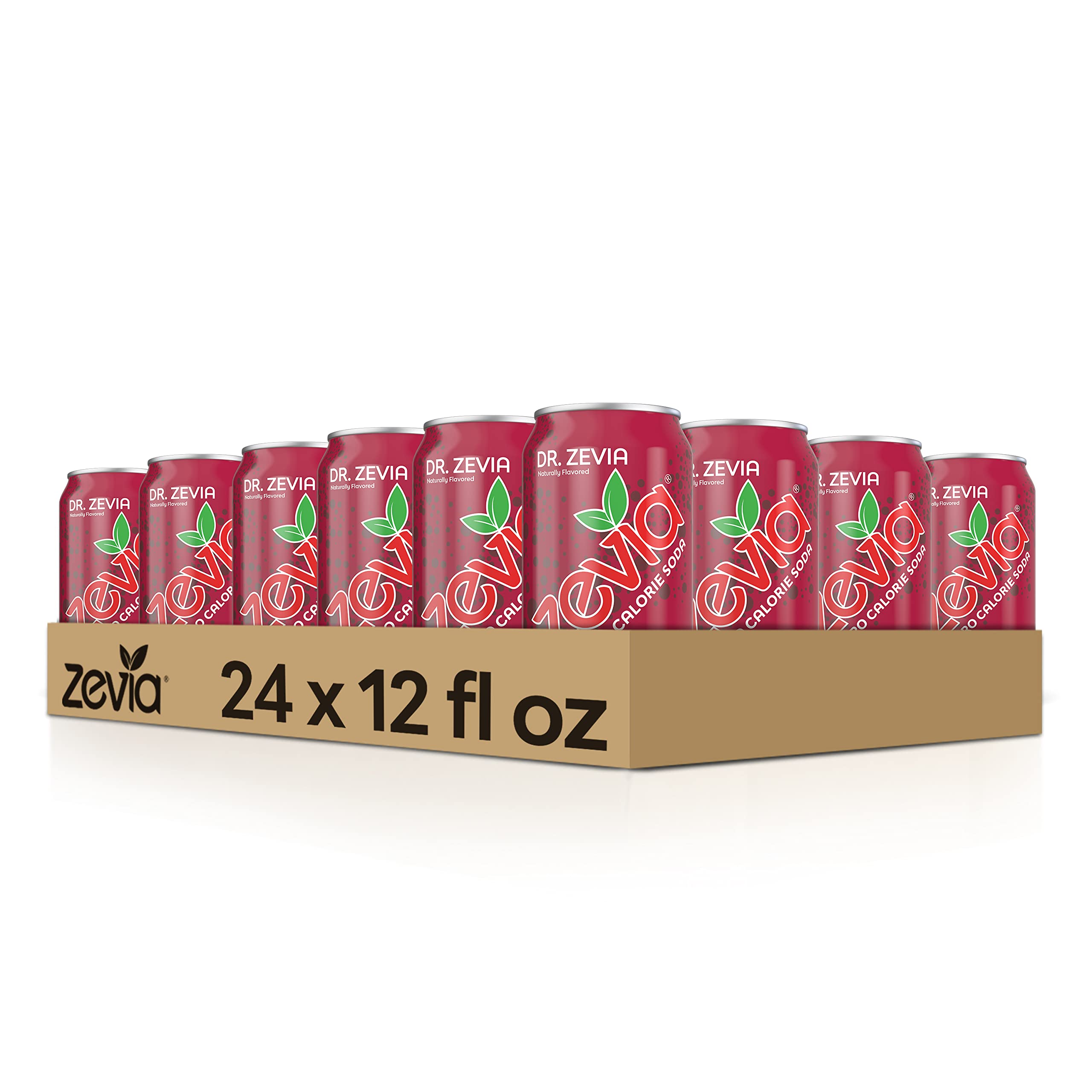 Photo 1 of **EXP: 12/2025** Zevia Soda, Dr. Zevia, 12 Fl Oz (Pack of 24)