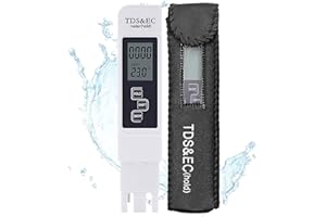 JONMON TDS Meter Digital Water Tester - 3 in 1 TDS/EC/Temperature Meter Water Accuracy Testing Pen Tool for Drinking Water, S