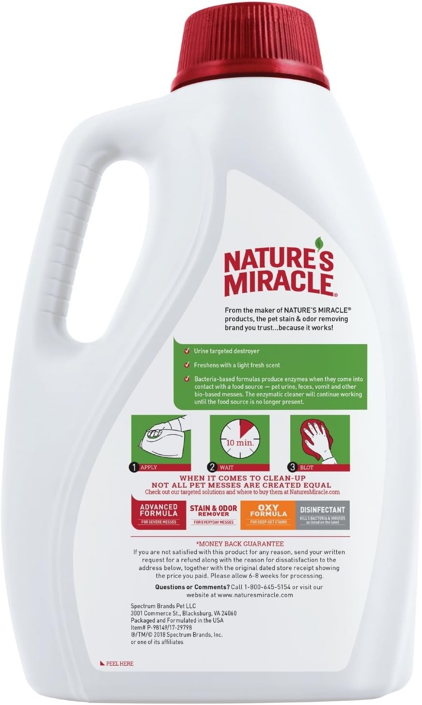 Nature’s Miracle Urine Destroyer, Just for Cats, Light Fresh Scent