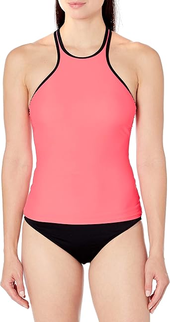 high neck racerback tankini