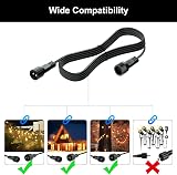Gcstnn Extension Cable 10M Waterproof 2 Pin for G40 Icicle Festoon Lights IP65 view 7