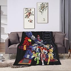 Anime Voltes V Throw Blanket Ultra-Soft Micro