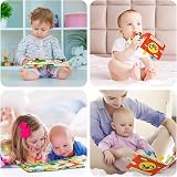 Vicloon Baby Soft Books First Year 3D Animals Crinkle Sensory Quiet Book 0-3 view 7