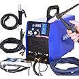 Plasma Cutter Welder Combo Pulse TIG Welder Stick Welder 3 in 1 Welding Machine, 50A Plasma Cutting, 200A TIG Welding (Pulse), Arc/MMA Welder More Stable Arc Dual Voltage 110V/220V 520TSCPF