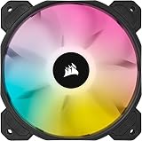 Corsair iCUE SP120 RGB Elite PWM 120mm Fan Eight RGB LEDs AirGuide Technology view 1