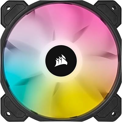 Corsair iCUE SP120 RGB Elite PWM 120mm Fan Eight RGB LEDs AirGuide Technology