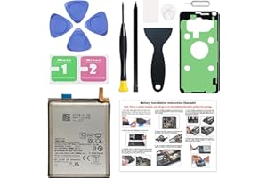 MAXSHARKS New Upgraded Battery for Galaxy S22 Ultra, EB-BS908ABY Replacement Battery Compatible with Samsung Galaxy S22 Ultra, with Repair Tools & Instruction