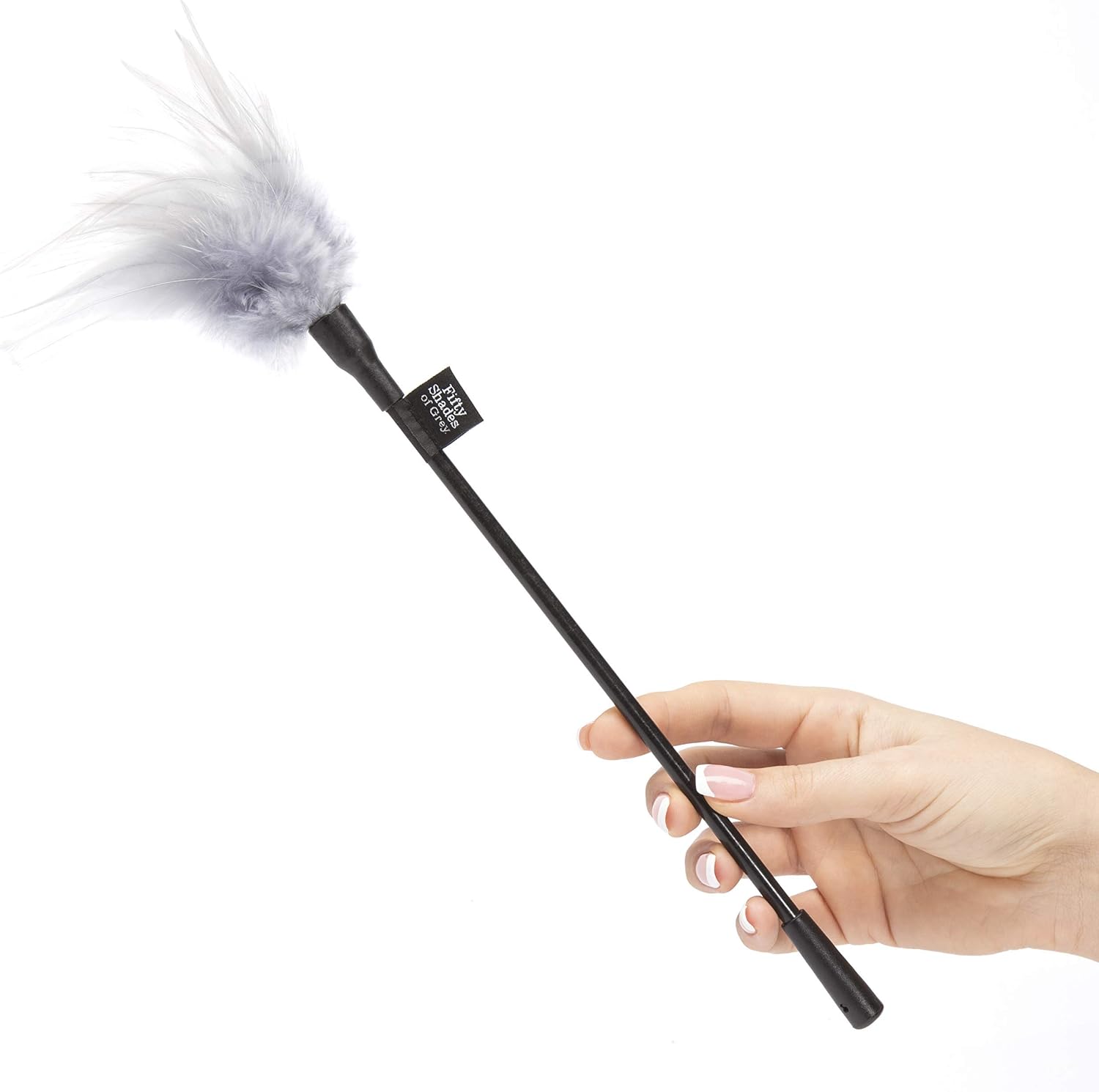 Fifty Shades of Grey Tease Feather Tickler, 14.5 Inch Soft Feather Tickler for Sensory Play, Long Handle to Access All Areas - Image 5