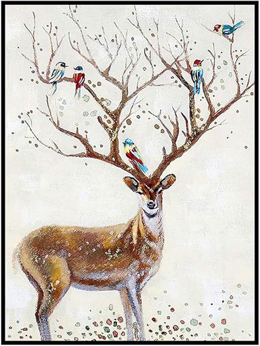 Janify Fortuna Ciervos Pared Arte Pintura Fotos Casa Decoracion