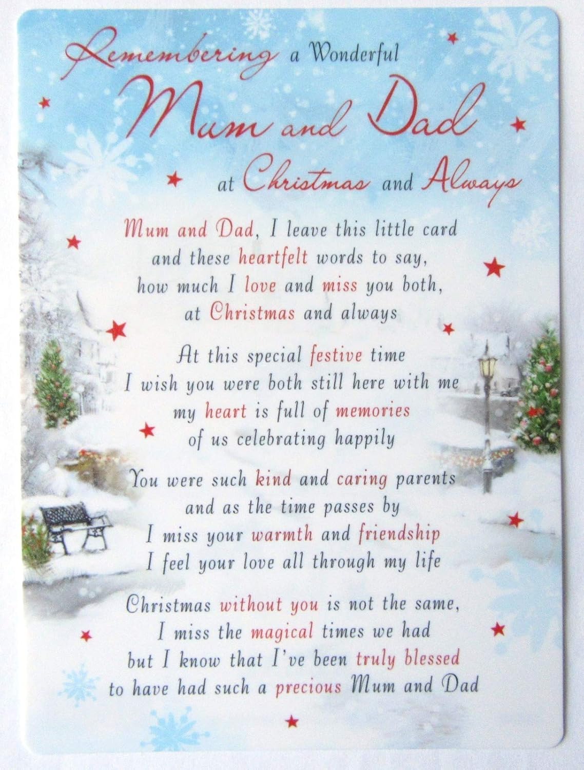 remembering mum at christmas
