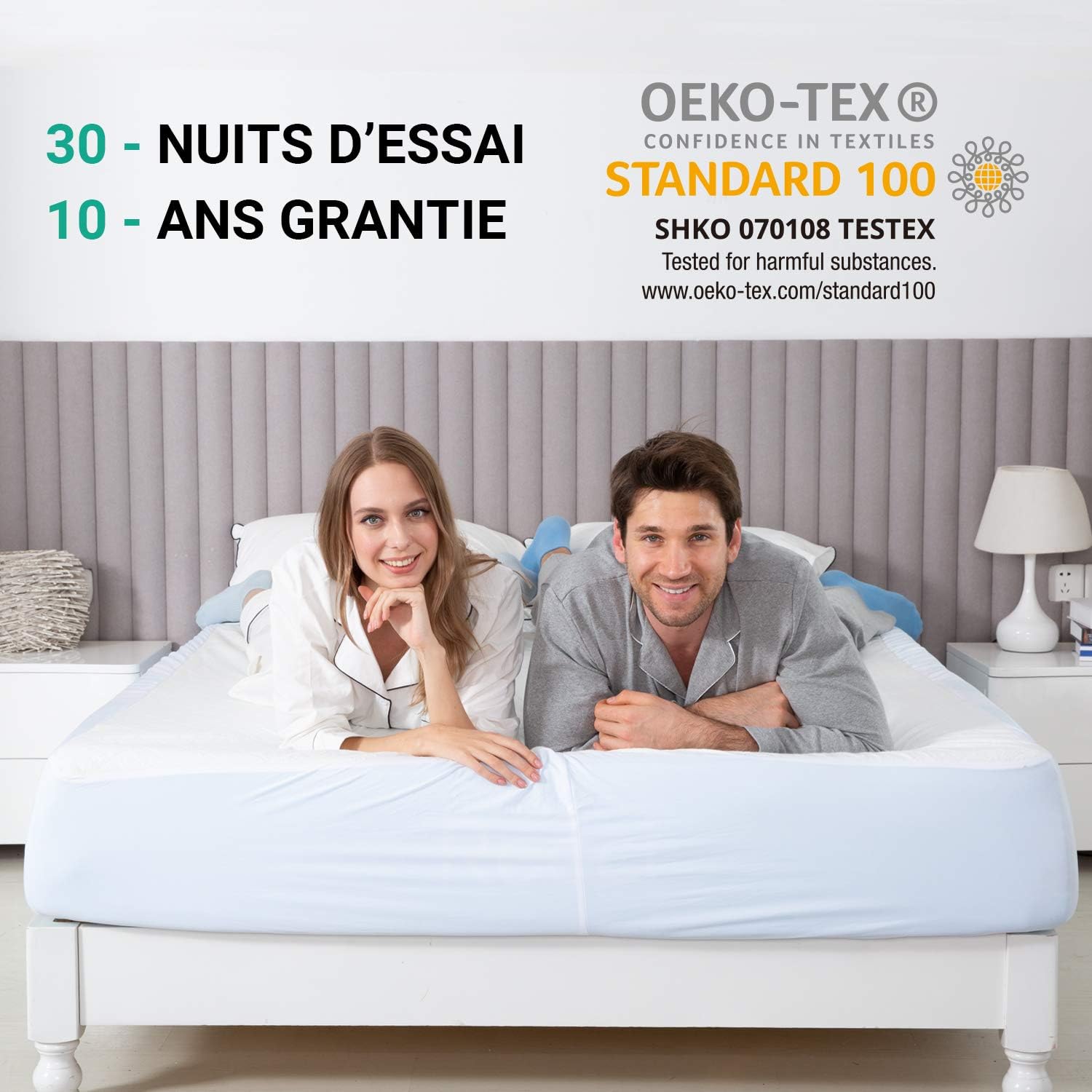 Couvre Et Protege Matelas Silencieux Protege Matelas Impermeable 100 Fibre De Bambou Protege Matelas Bebe Drap Housse Alese De Lit Recci Protege Matelas 60x1 Cm Hypoallergenique Couvre Matelas 60 X 1 Cuisine