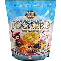 Premium Gold Ground Flax Seed High Fiber Food, Omega 3, 24 Ounce