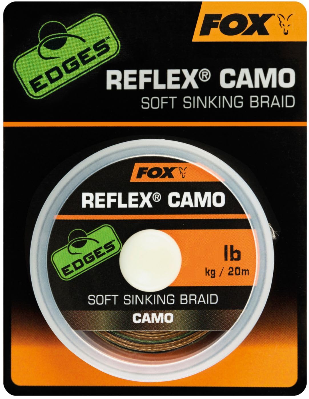 Hull Angling Centre Fox Reflex Camo 25lb Soft Sinking Braid CAC750
