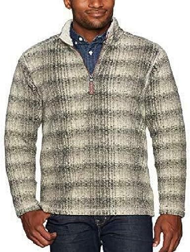 plaid quarter zip pullover