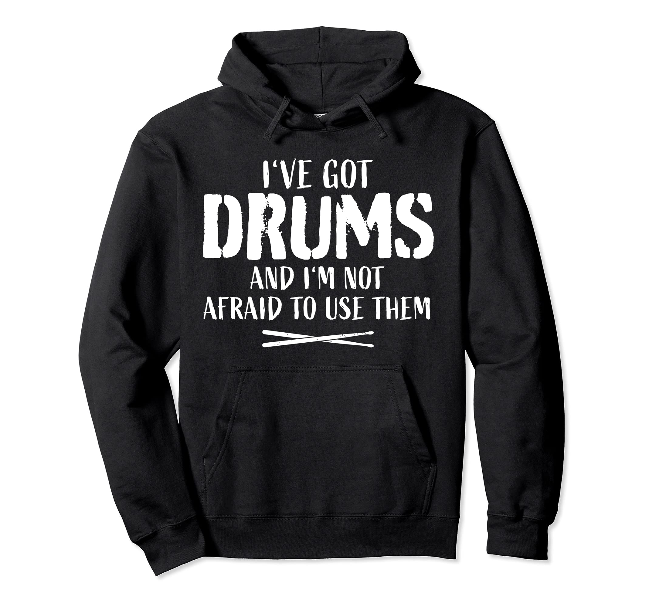 Funny Drummer Saying Drumming Sticks Drums Percussion Pullover Hoodie