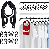 10Pcs Travel Hangers for Cruise Foldable Hangers - Portable Folding Clothes Hangers Travel Accessories Foldable Clothes Drying Rack Cruise Essentials