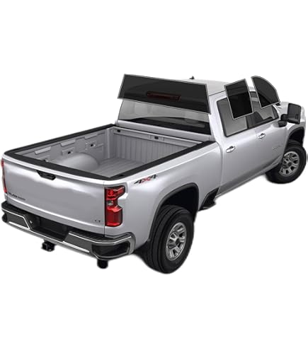 The Tint Effect Precut Window Tint Kit Compatible With Chevrolet Silverado 2500 3500 HD Crew Cab (2015-2019) (Includes: Front Windshield Visor Precut In 5%) Automotive Film - Foto 2