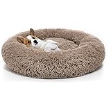 perpets Orthopedic Dog Bed Comfortable Donut Cuddler Round Dog Bed Ultra Soft Washable Dog and Cat Cushion Bed (Style 6)