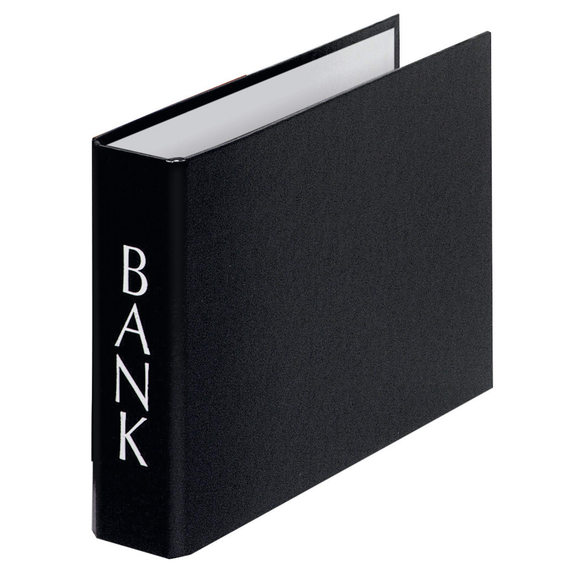 Original Falken bank file. Made in Germany. For DIN A5 landscape file with PP plastic cover outside 2 ring mechanism black bank statement file ring binder double file letter file