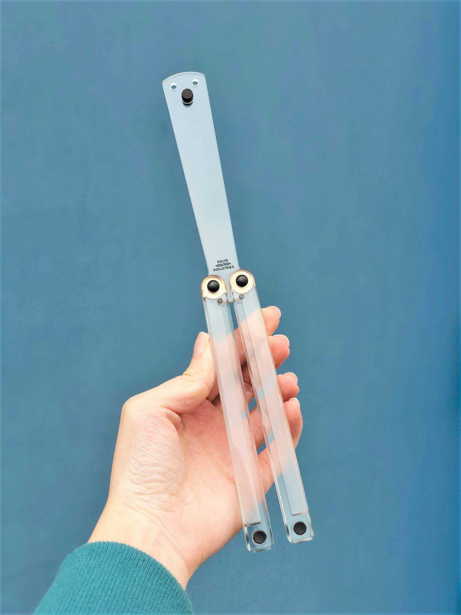Squid Industries SquiddyC Butterfly Clear Plastic Practice Balisong