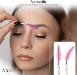 ÂME BY M 100pcs Pink Crystal Mascara Wands Lash Extension Eyebrow Brush view 6