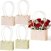 4pcs Valentine's Day Flower Gift Bags Handbag bouquet fresh flowers hand carried flower box for Mother's Day y Wedding Bridal Birthday Flower shop Decorative supplies