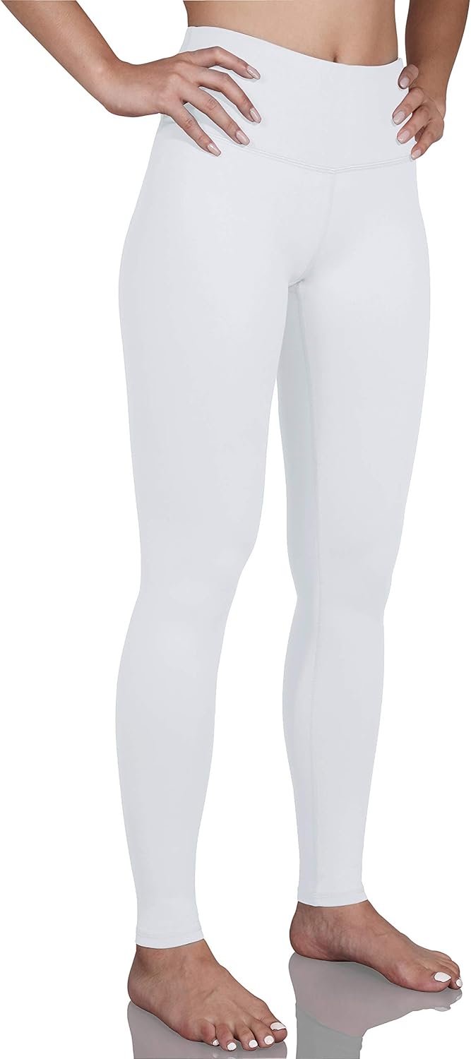 ODODOS Women's High Waist Yoga Leggings, Tummy Control Workout Running Compression Yoga Leggings with Inner Pocket: Clothing