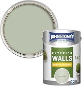 Johnstone's Exterior Smooth Masonry Paint Natural Sage 5 L 60m² 1-2 Hr Dry