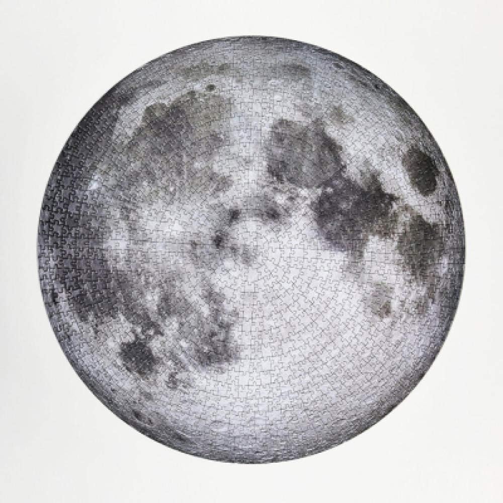 Moon Round Puzzle 1000 Pieces Children's Educational Toys Wooden Toys Adult Puzzle Toys 1000 Vintage Children