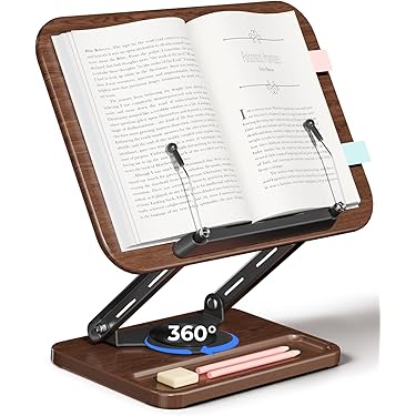 Juvale - Caballete De Acrílico Para Libros – Soporte De Cómics Para Manga Y Revistas, Soporte Plano Para