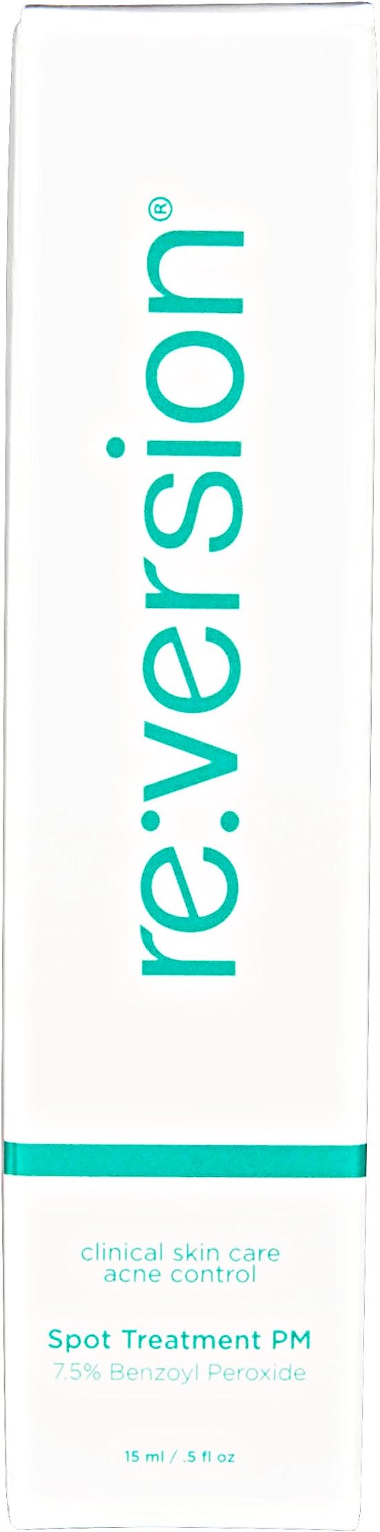 ReversionSpot Treatment PM - Contains Benzoyle peroxide and kaolin clay - Dries out blemishes - Night Use