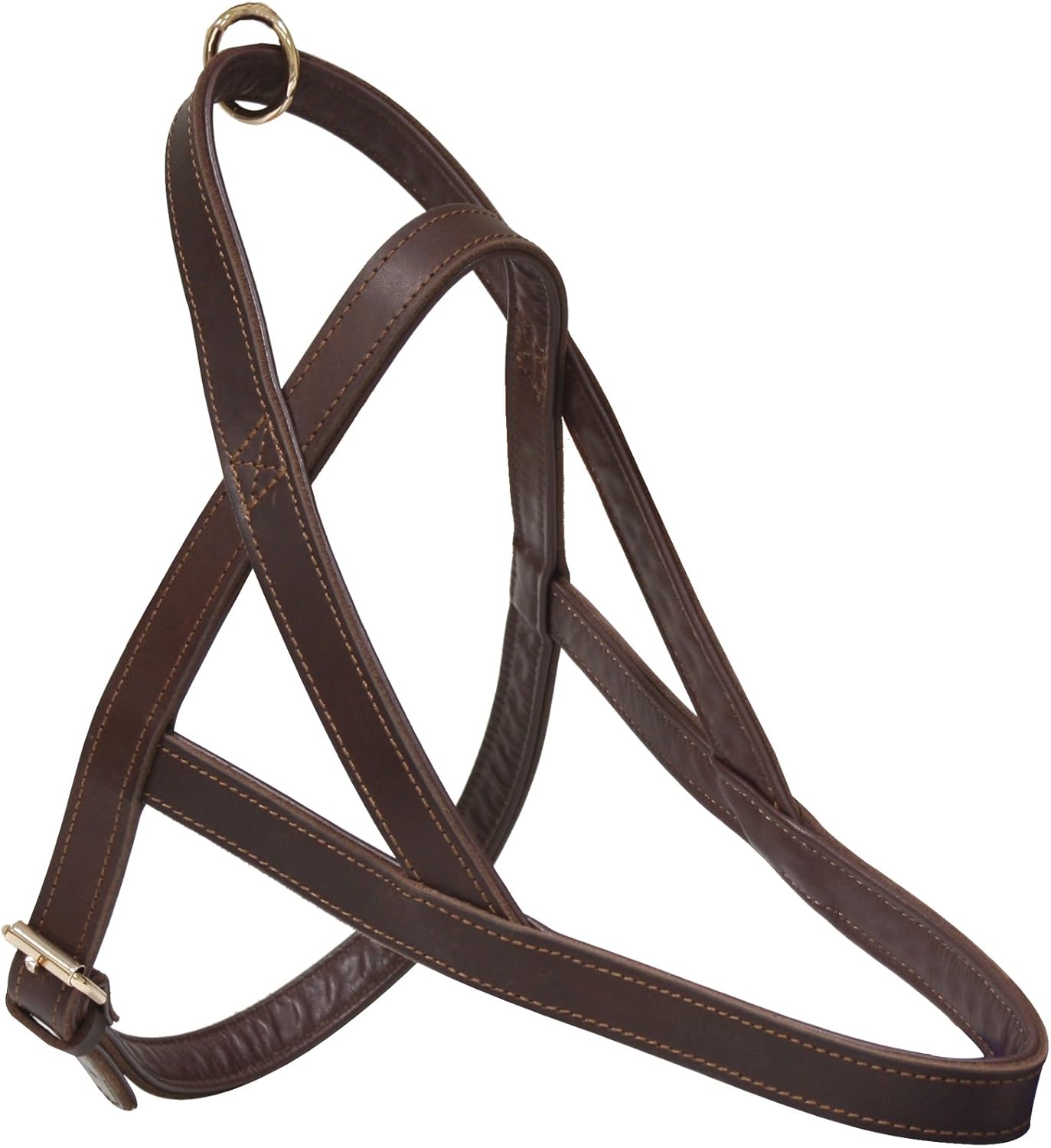 Croci Leather Harness, 80 cm, Brown