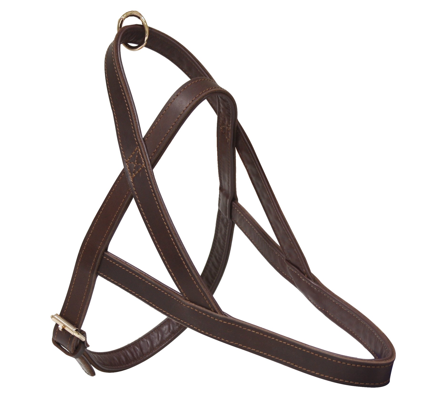Croci Leather Harness, 80 cm, Brown