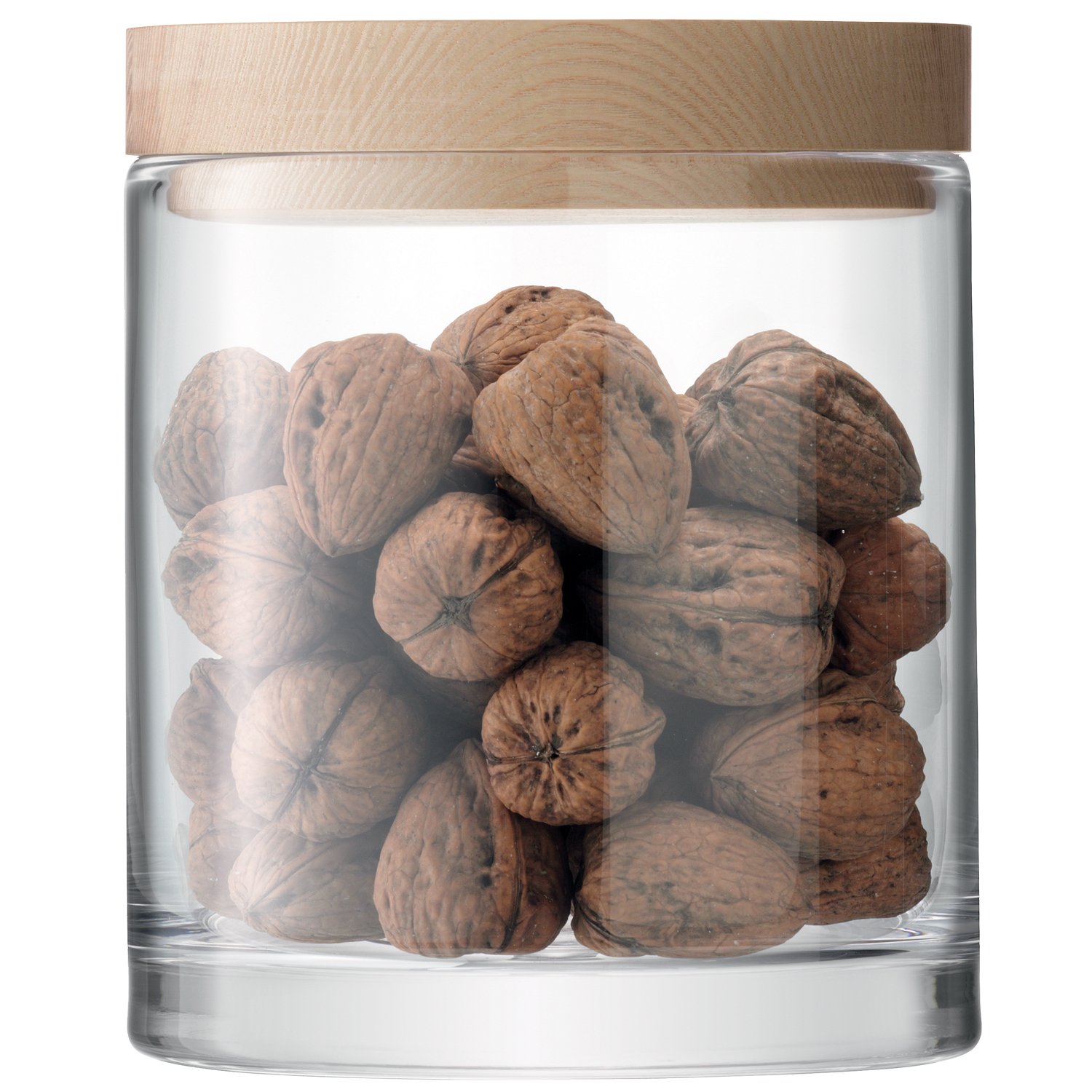 LSA International LW19 Lotta Container Clear & Ash Lid H19cm *, Clear